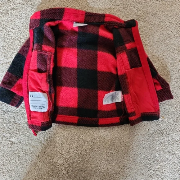 Columbia Red and Black Plaid Jacket - Picture 5 of 5